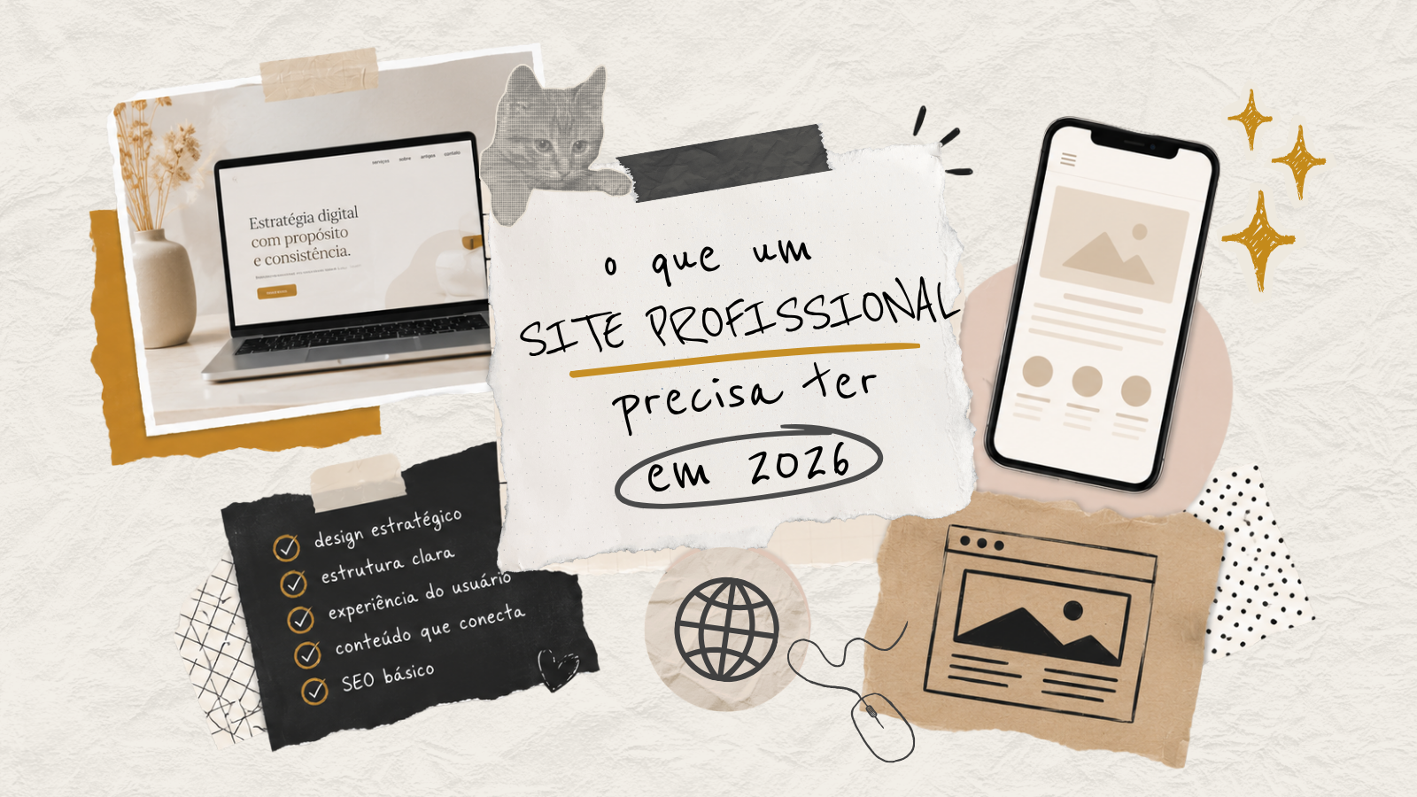 O que um site profissional precisa ter em 2026