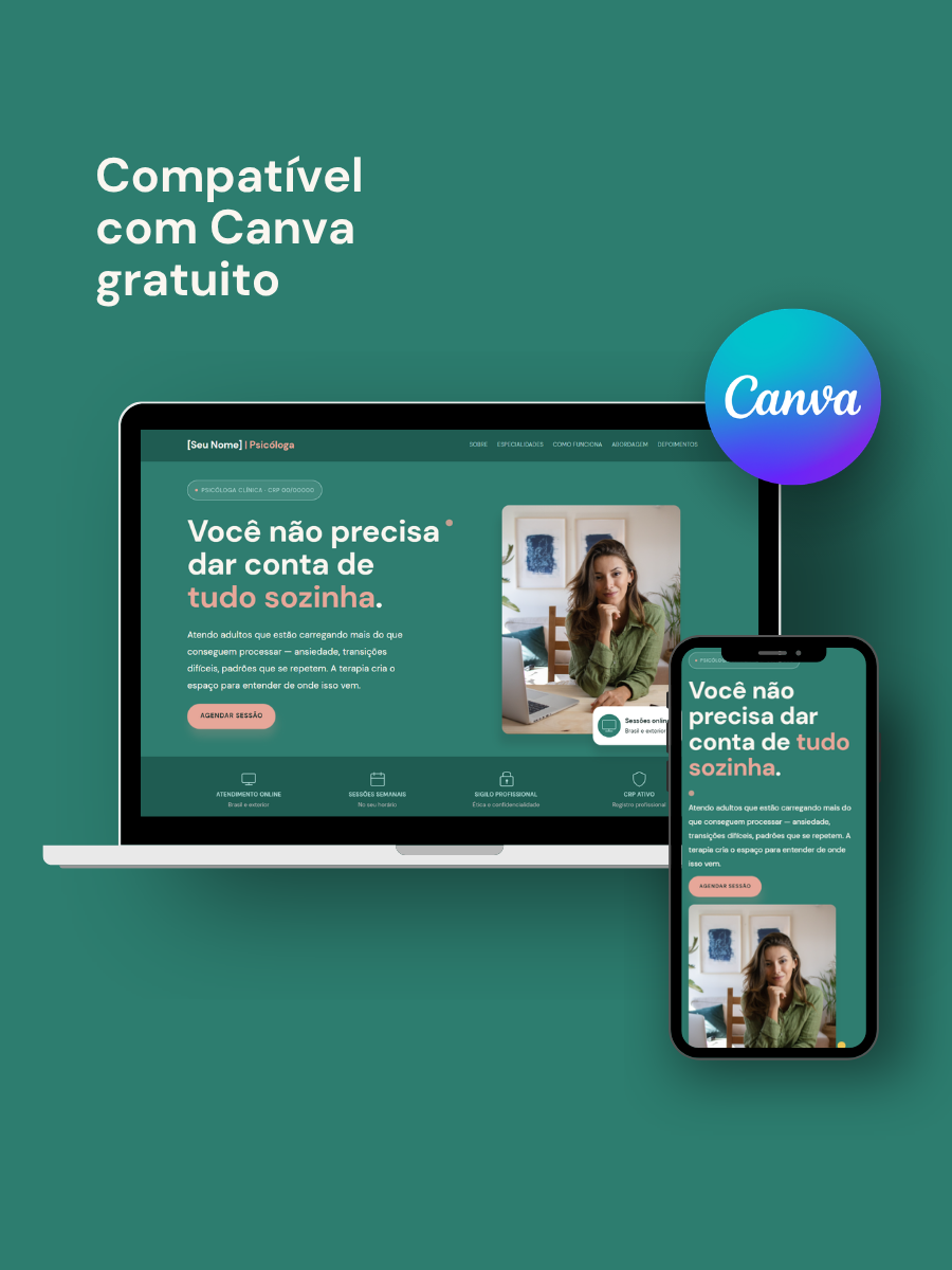 Template Jade — compatível com Canva