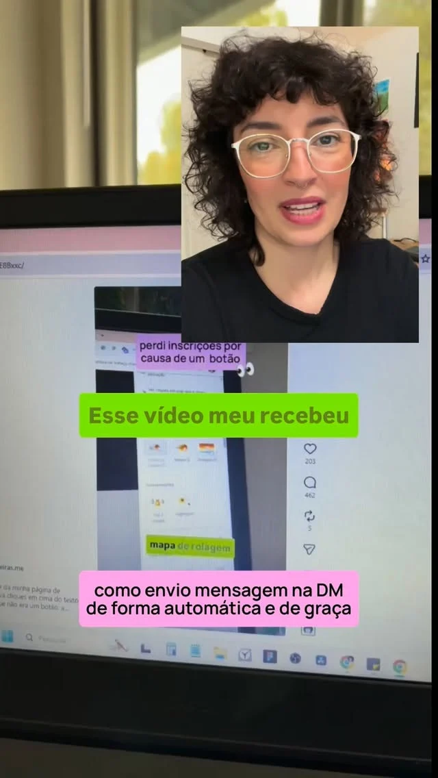 um vídeo meu teve mais de 200 comentários pedindo um link. veja como eu automatizei isso, de graça.o meta business suite (business.facebook.com) já tem a automação “comentar para enviar mensagem”: a pessoa comenta uma palavra e recebe a mensagem no direct. é de graça e funciona pra conta profissional do instagram, ligada a uma página do facebook.dois detalhes: a configuração é pelo computador e a automação funciona por palavra, não por post. cada material precisa de uma palavra diferente.comenta NEWS que eu te mando o link da minha newsletter, por essa mesma automação.e já salva pra criar sua própria automação de mensagens depois 😉